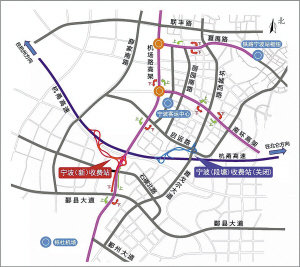 杭甬高速宁波收费站近日开通 过机场路可直接
